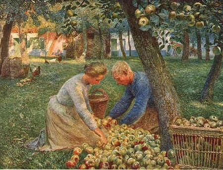 Emile Claus Orchard in Flanders oil painting picture